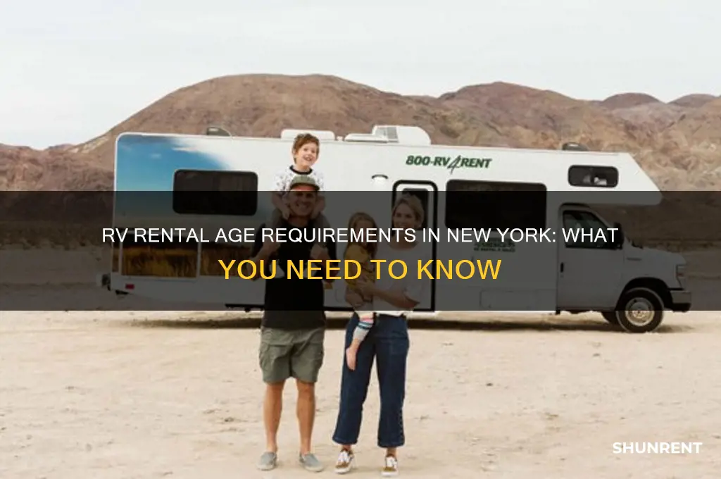 how old to rent an rv in ny