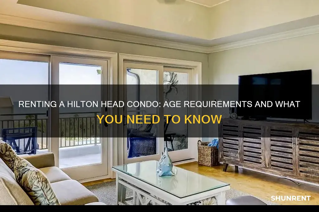 how old to rent condo in hilton head