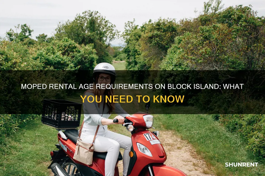 how old to rent moped block island