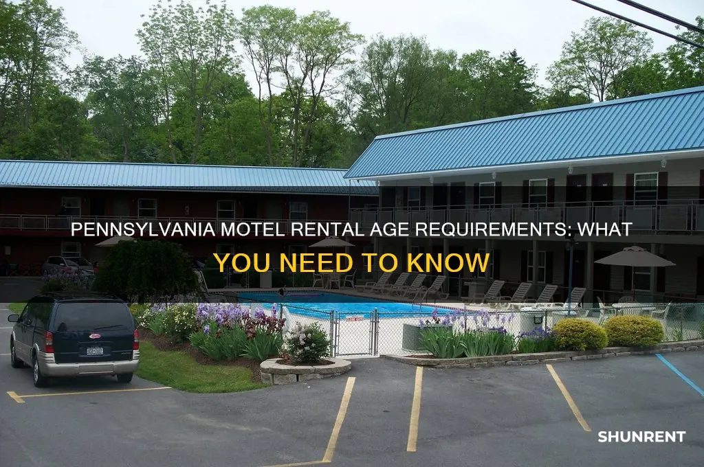 how old to rent motel in pa