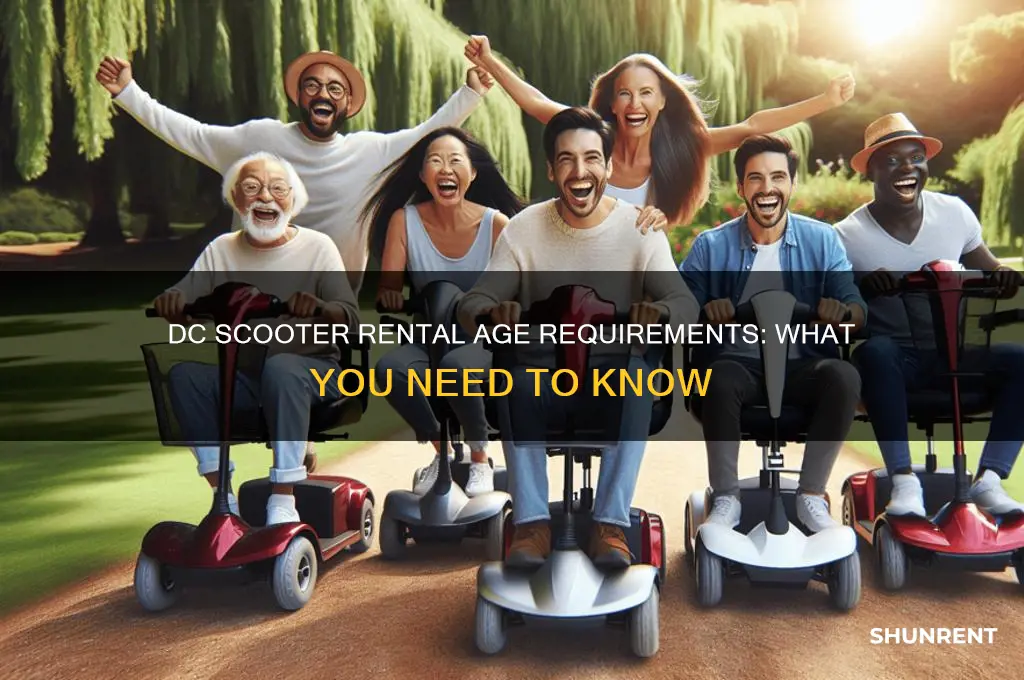 how old to rent scooter in dc