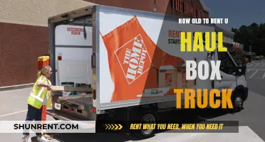 Renting a U-Haul Box Truck: Age Requirements Explained