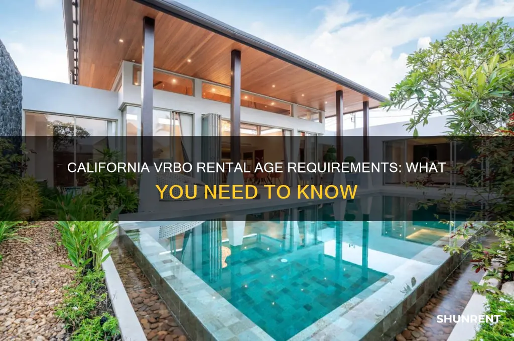 how old to rent vrbo in california