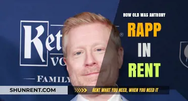 Anthony Rapp's Age in Rent: Unveiling the Iconic Mark Cohen's Story