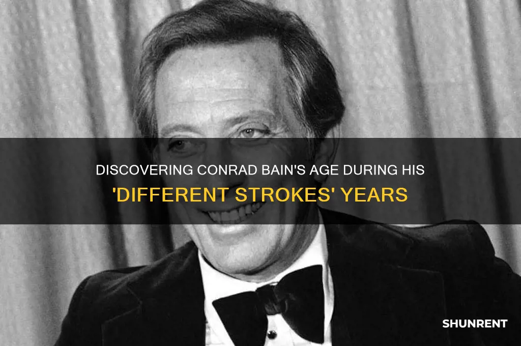 how old was conrad bain on different strokes