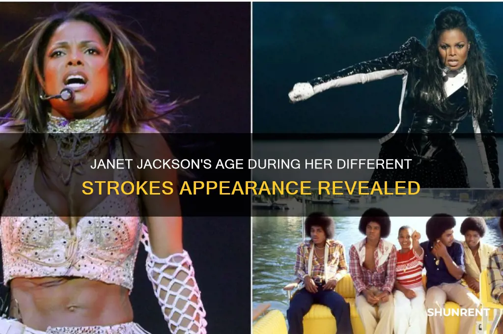how old was janet jackson on different strokes
