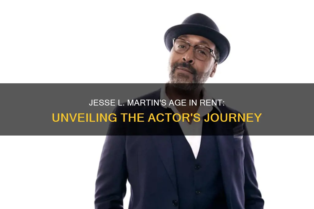 how old was jesse l martin in rent