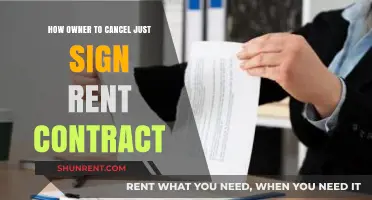 Canceling a Just-Signed Rent Contract: A Guide for Owners