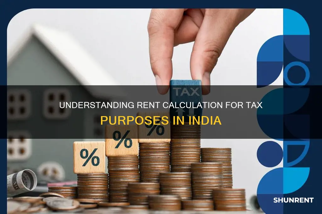 how rent calculated for tax in india