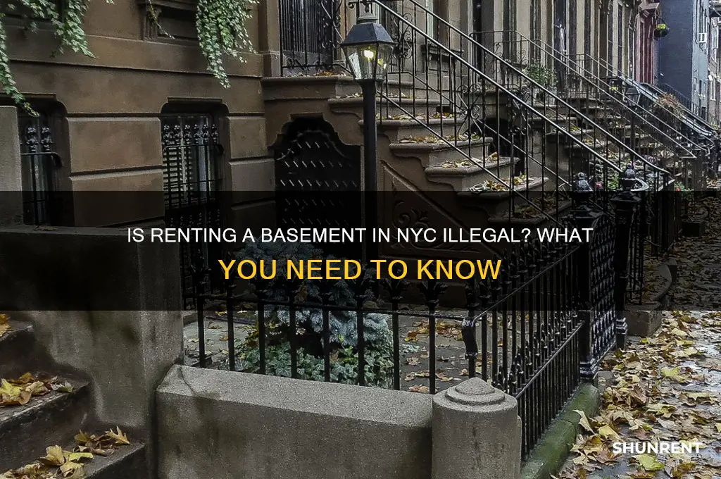 how renting a basement illegal in nyc
