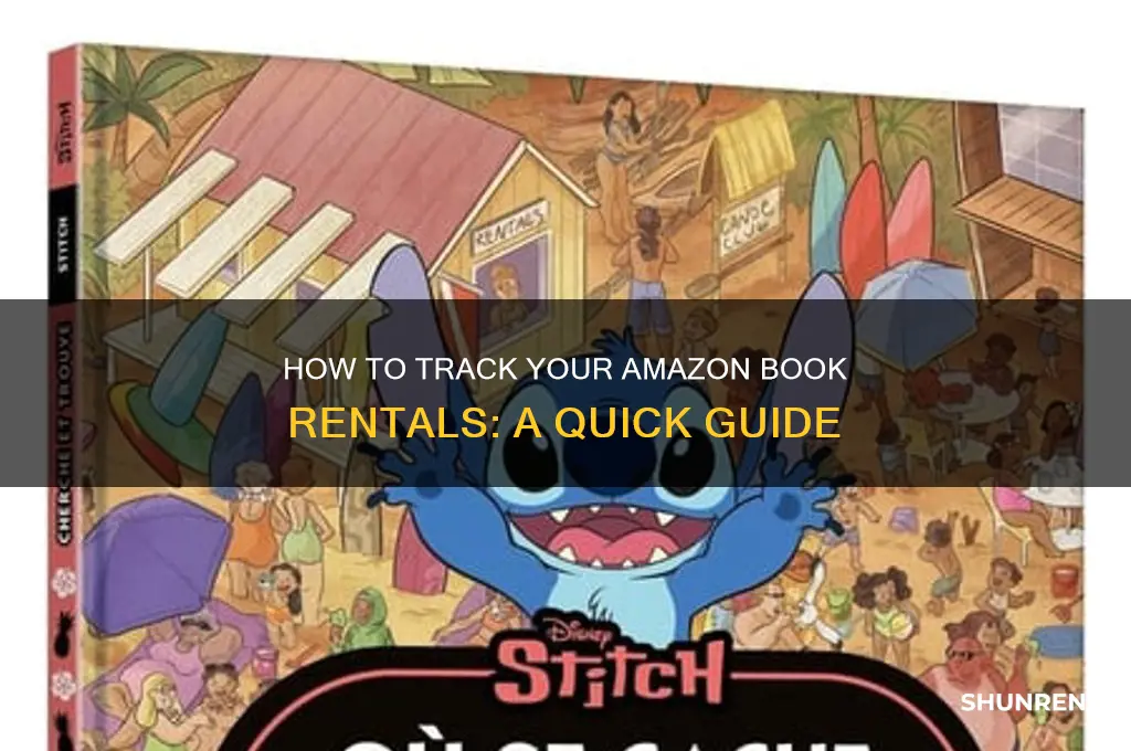 how ro find what books you rented on ama