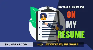 Should You Include Rent Payments on Your Resume? A Guide