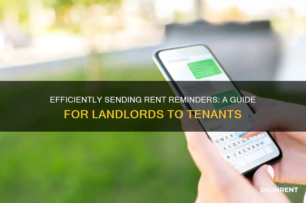 how should i send mail to tenants renta