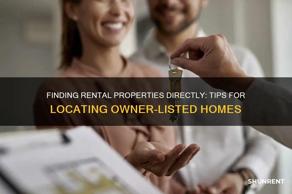 how t find propreties for rent by owner
