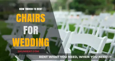 Affordable Wedding Chair Rental Tips: How Much Should You Budget?