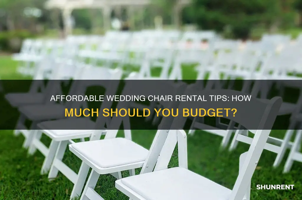 how tmuch to rent chairs for wedding