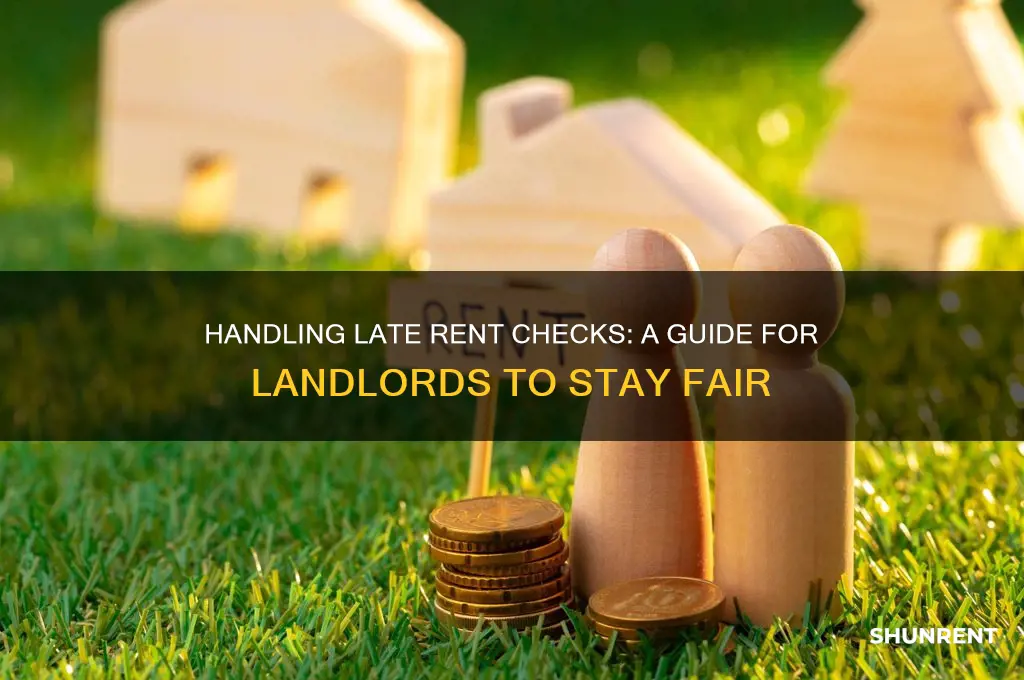 how to accept a late rent check