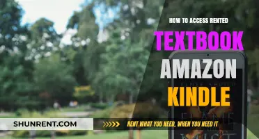 Accessing Rented Textbooks on Amazon Kindle: A Step-by-Step Guide