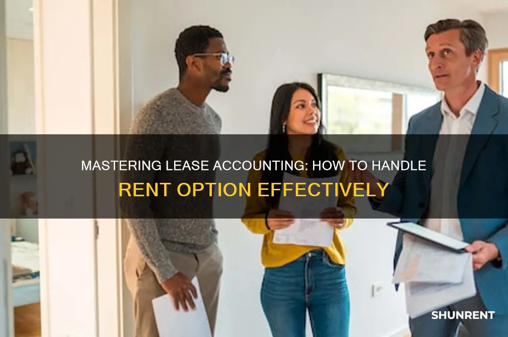 how to account for lease option to rent