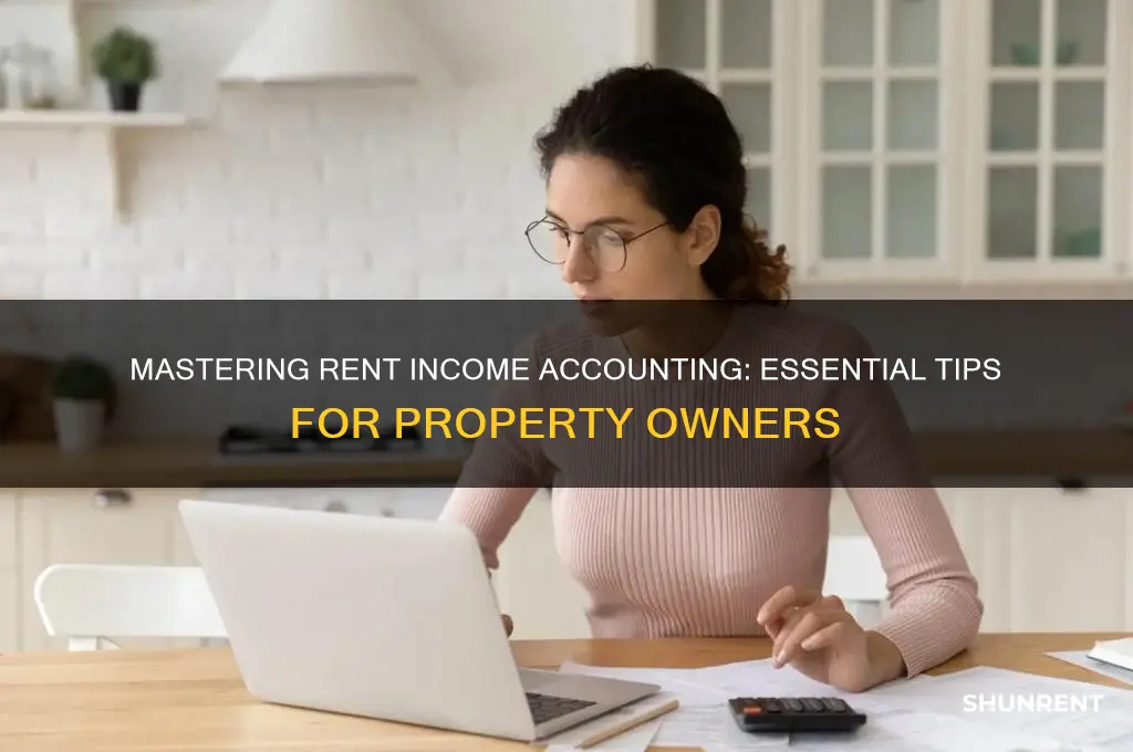 how to account for rent inc ome