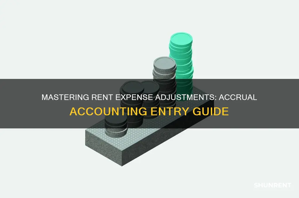 how to accrue rent expense accounting adjusting entry