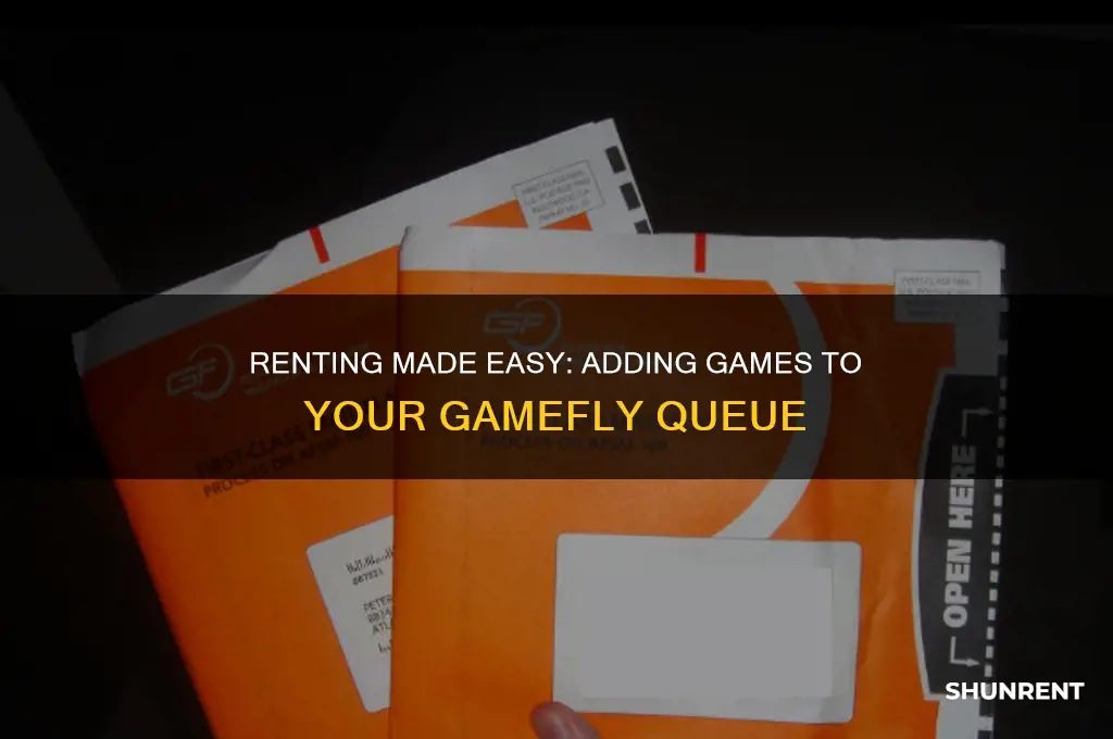 how to add games on gamefly to rent