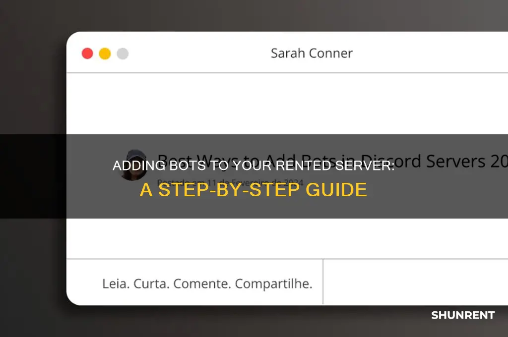 how to addbots on a rented server