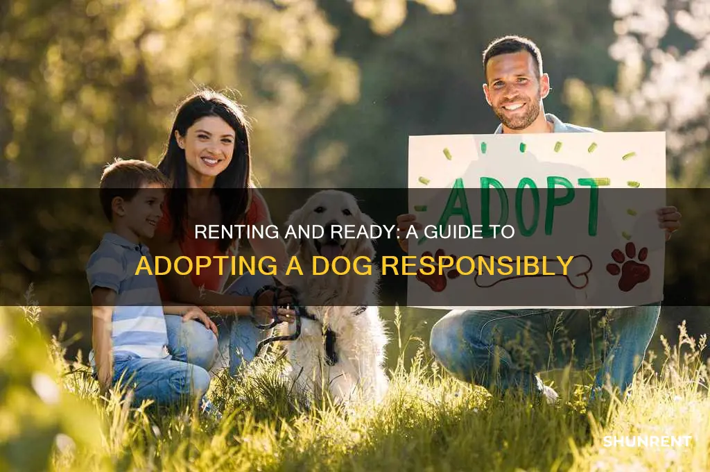 how to adopt a dog when you rent