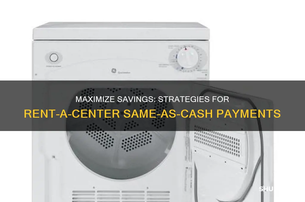 how to advance rent a center same as cash payments