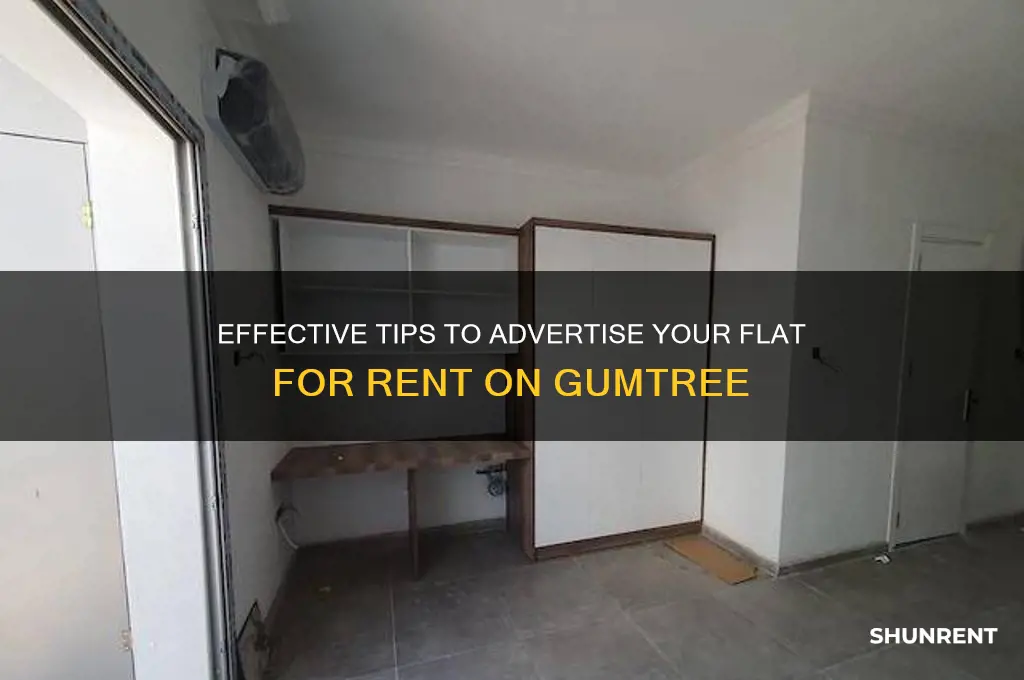 how to advertise a flat for rent on gumtree