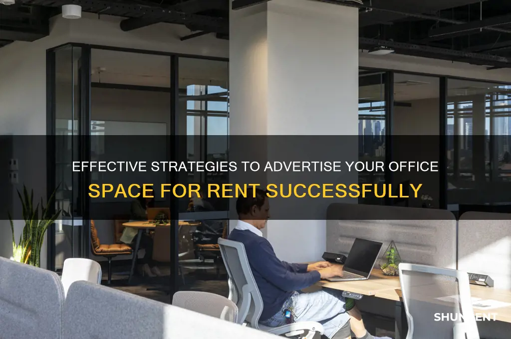 how to advertise an office space for rent