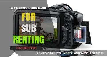 Affordable Cinema Camera Sub-Renting: Smart Strategies for Budget-Conscious Filmmakers