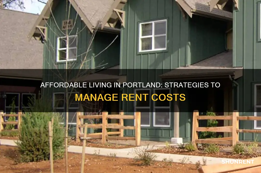how to afford rent in portland or