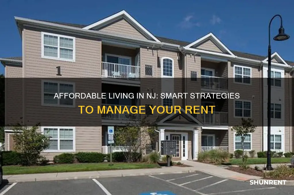how to afford rent linving in nj