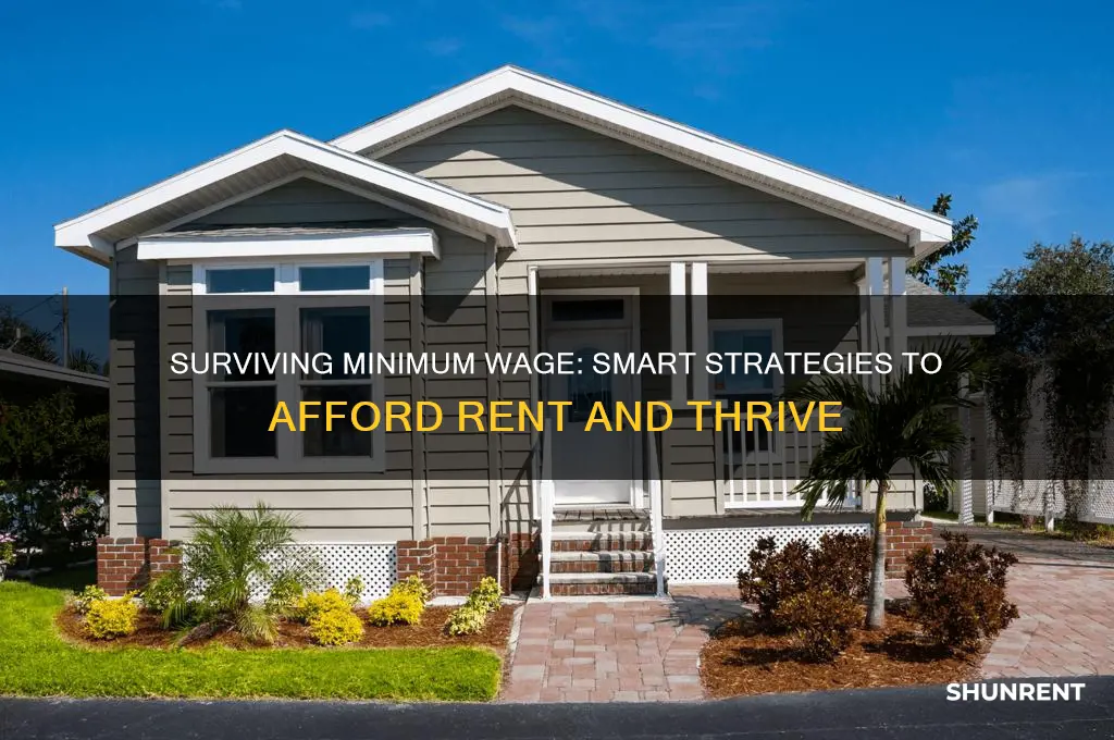 how to afford rent on minimum wage