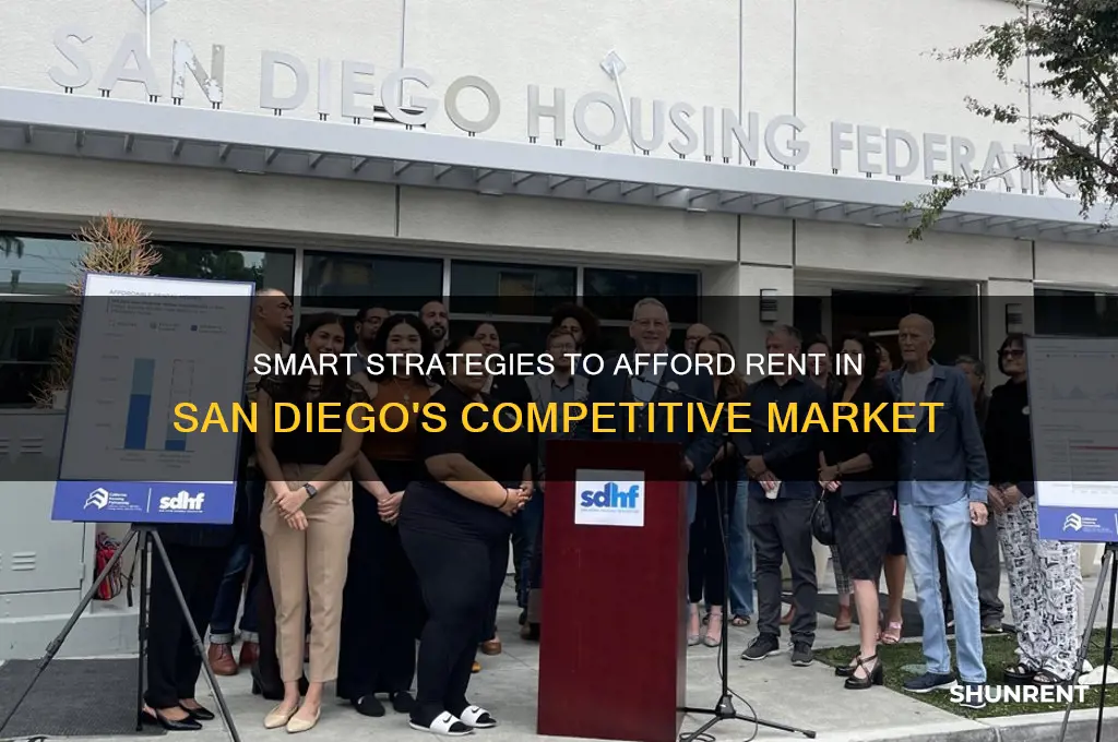 how to afford your rent in san diego