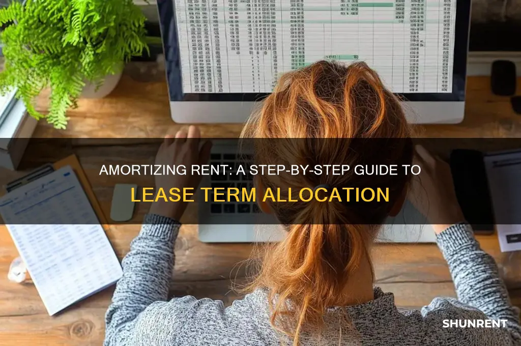 how to amortize rent over the lease term