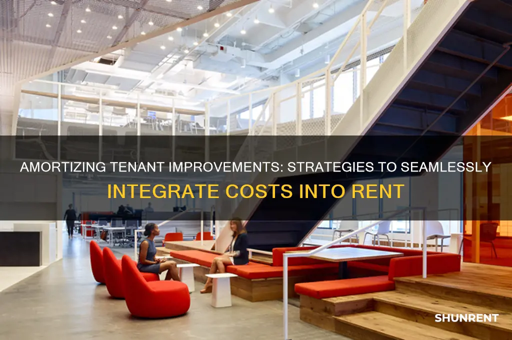 how to amortize tenant improvements into rent