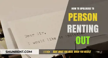 Mastering the Art of Apologizing to Your Rental Property Owner