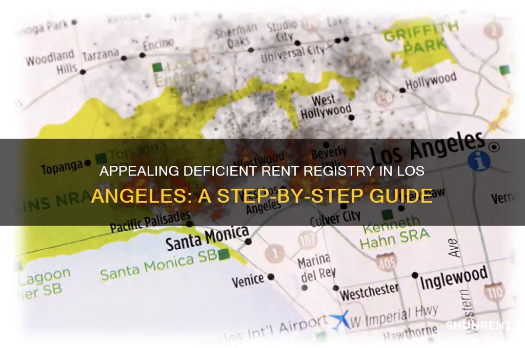 how to appeal deficient rent registry los angeles