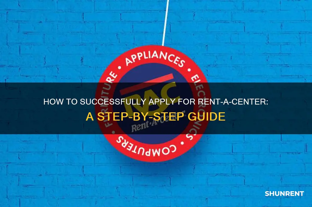 how to application for rent a center