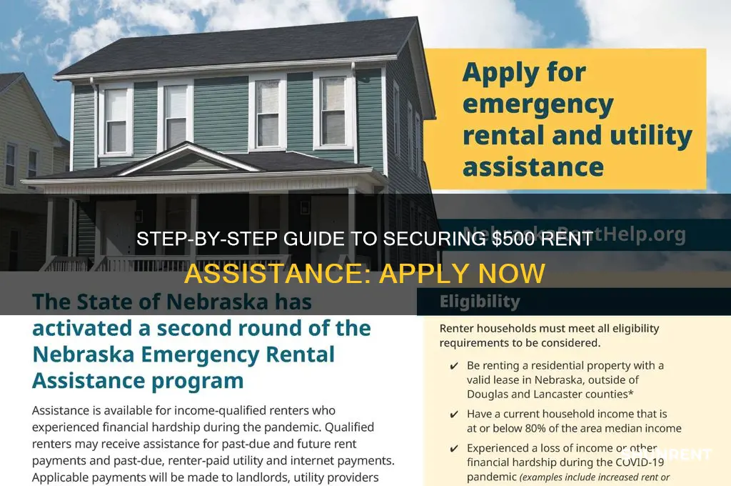how to apply for 500 rent assistance