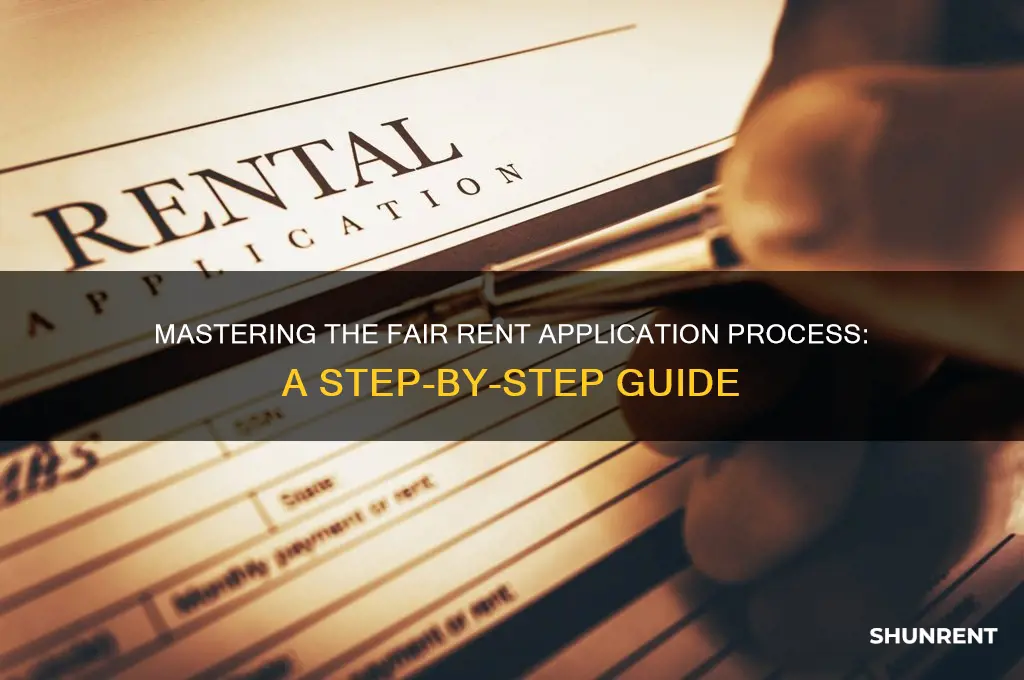 how to apply for a fair rent