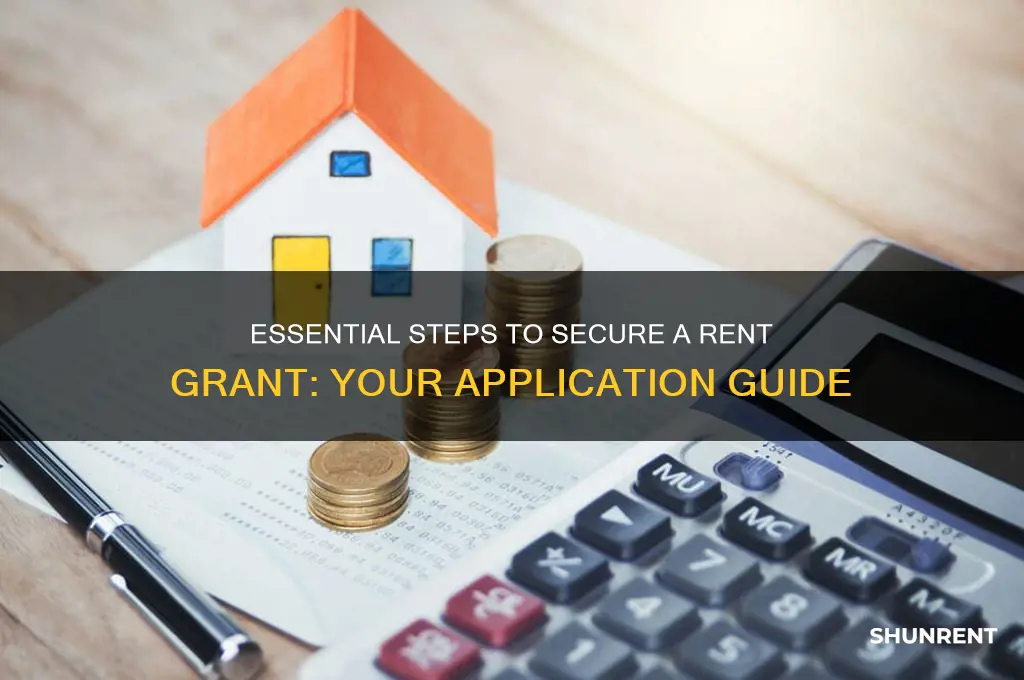 how to apply for a grant for rent