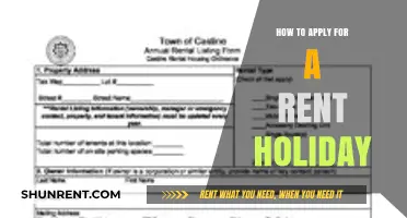How to Apply for a Rent Holiday: A Step-by-Step Guide
