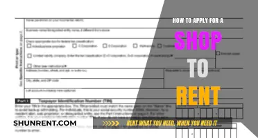 Renting Your Dream Shop: A Step-by-Step Application Guide