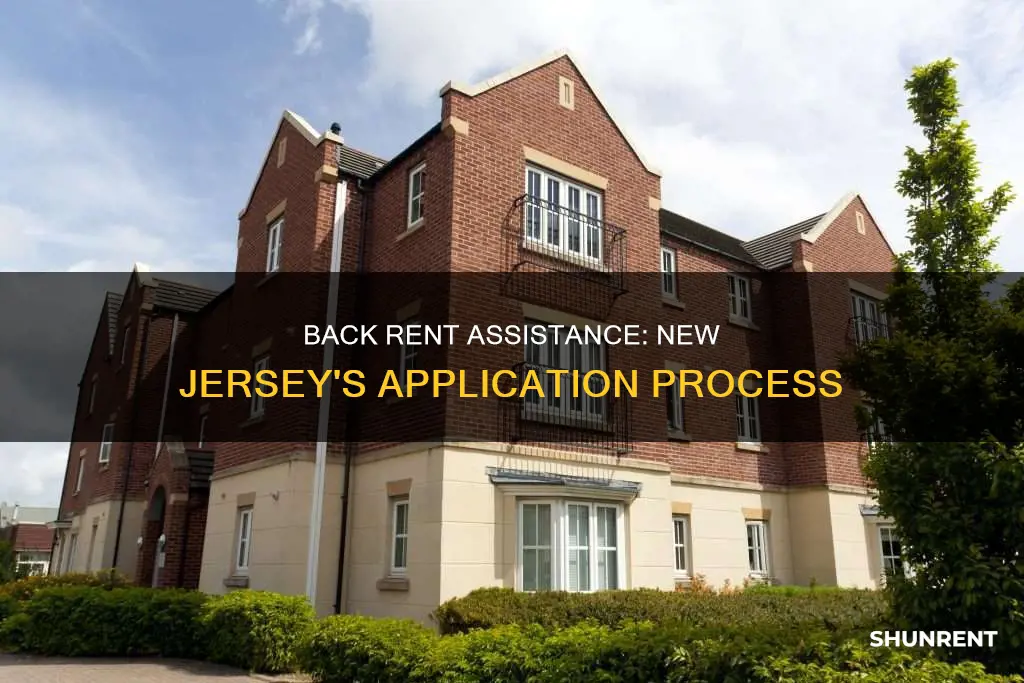 how to apply for back rent assistance nj