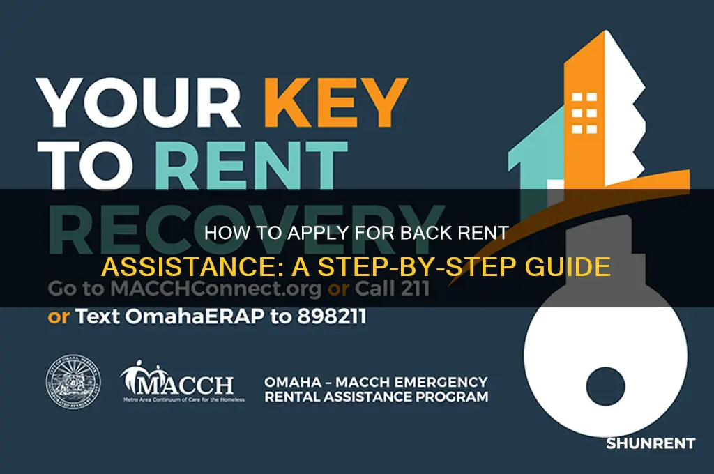 how to apply for back rent assistance