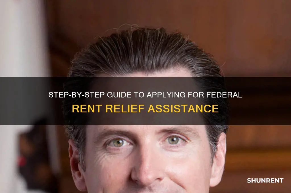 how to apply for federal rent relief program
