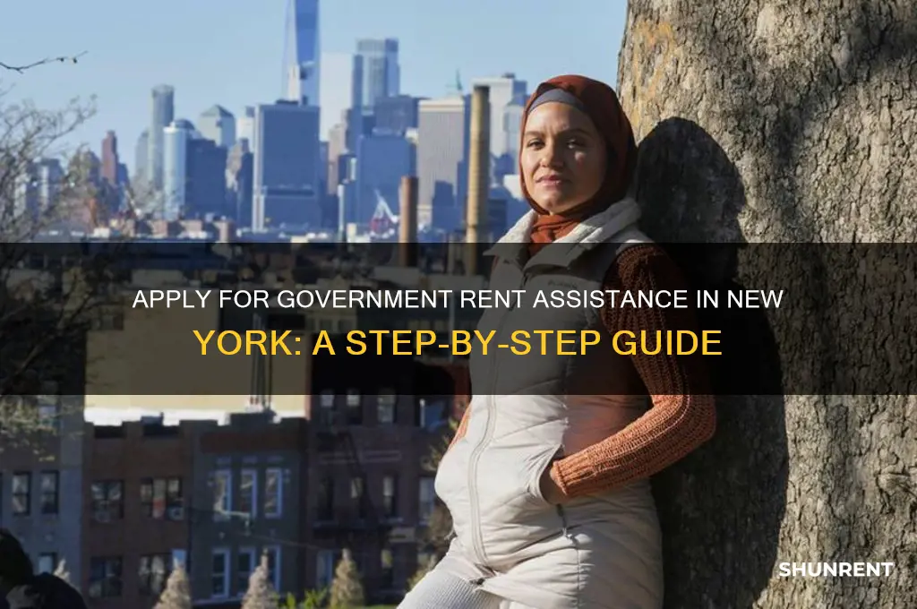 how to apply for government assistance rent ny